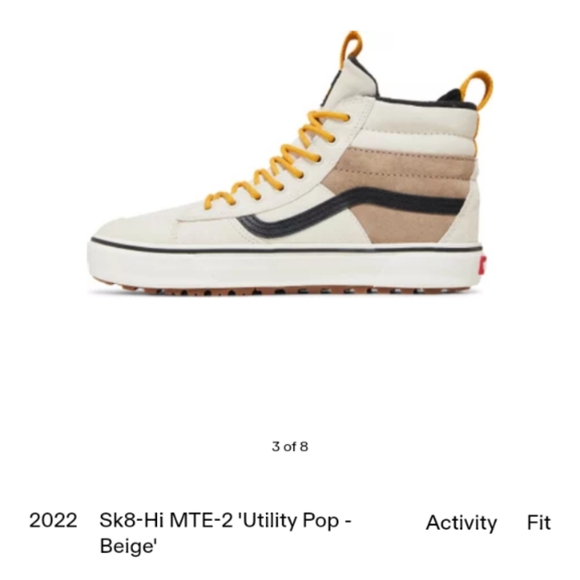 Vans Sk8-Hi MTE-2 \'Utility Pop - Beige\' main image 5